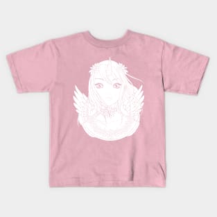 Unicorn Girl with Angel Wings Kids T-Shirt